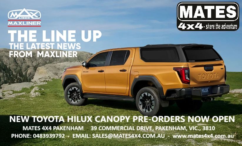 Maxliner Venture canopy on Toyota Hilux
